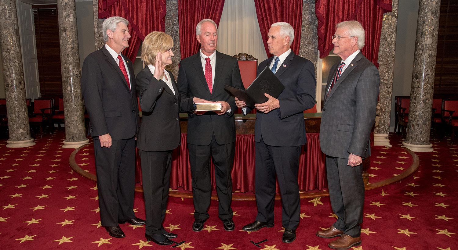 Ceremonial Swearing In, Old Senate Chamber