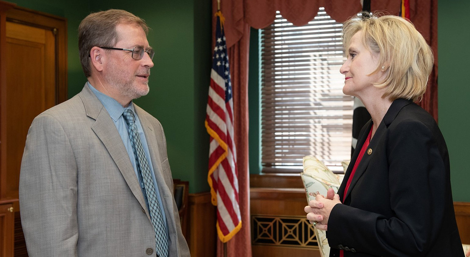 Senator Hyde-Smith meets with Grover Norquist, president of Americans for Tax Reform