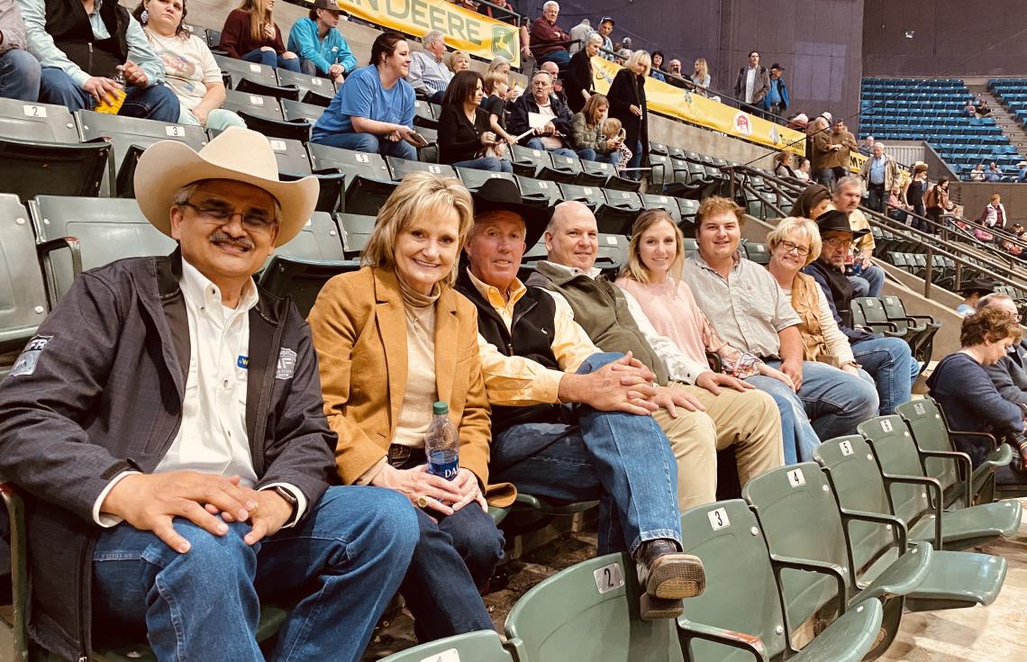 Senator Hyde-Smith attends the Dixie National Rodeo in Jackson. (Feb. 9, 2020)