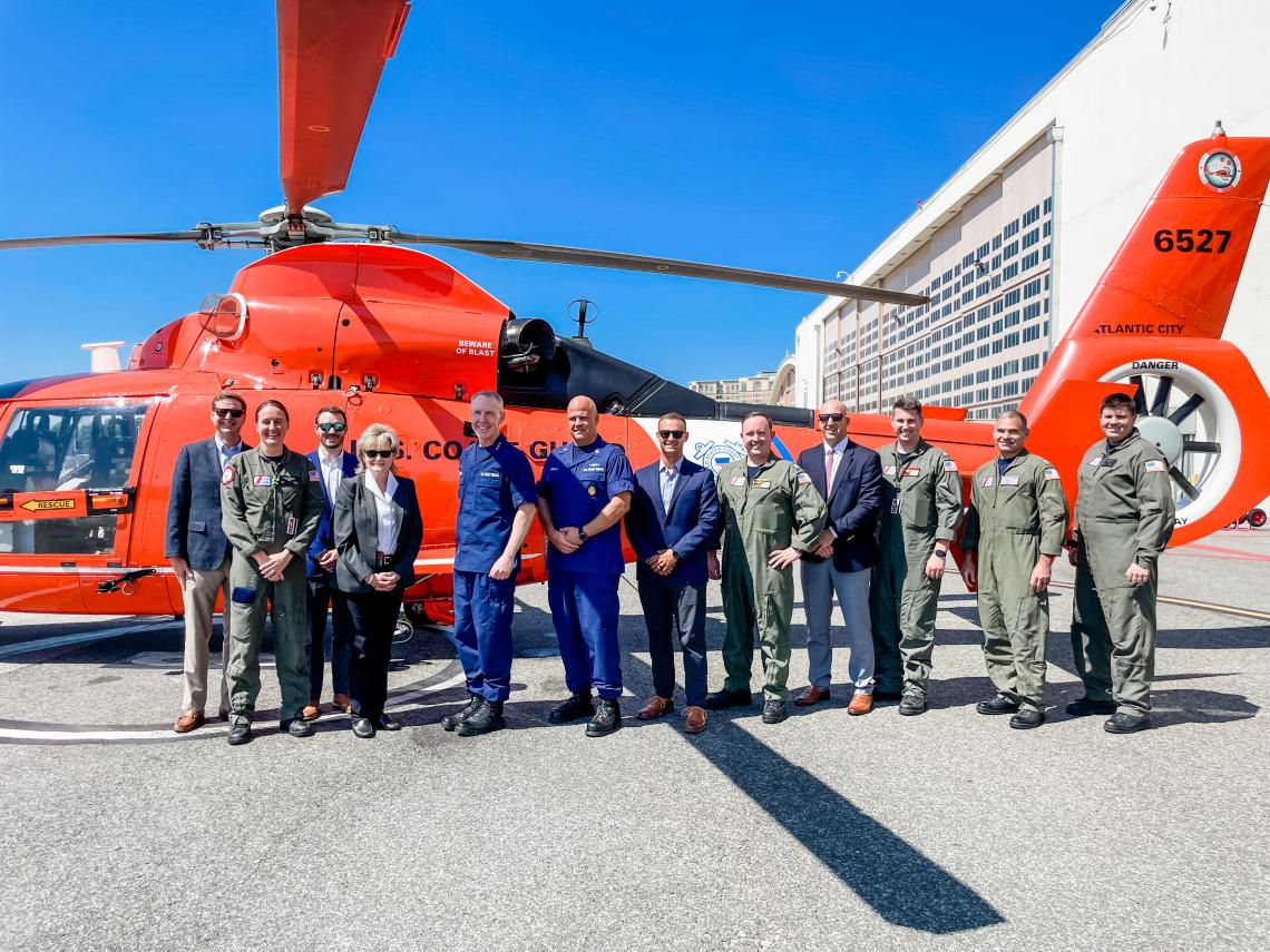 Senator Hyde-Smith, a Homeland Security Appropriations Subcommittee member, meets with U.S. Coast Guard officials at the National Capital Region Air Defense Facility. (July 14, 2022)