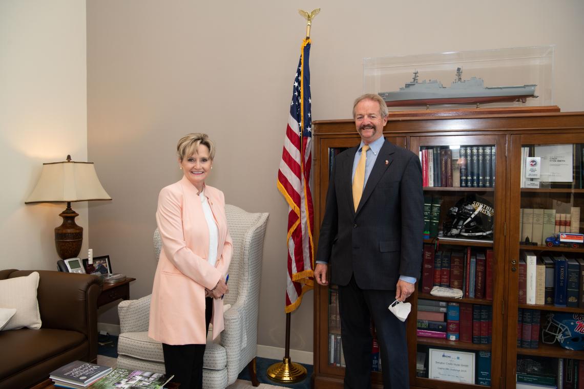 Senator Hyde-Smith meets with William P. Pendley, the nominee to lead the Bureau of Land Management, (July 28, 2020)