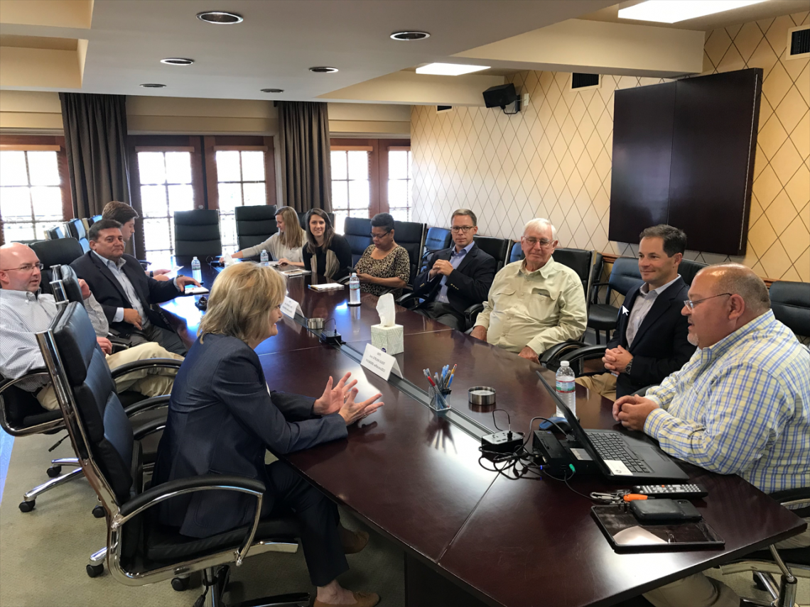 Senator Hyde-Smith meets with the Columbus-based Golden Triangle Development Link. (Oct. 9, 2019)
