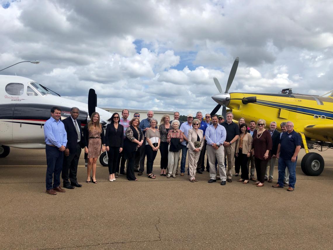 Senator Hyde-Smith focuses on aviation jobs at Alliance Aviation in Brookhaven. (Oct. 11, 2019)