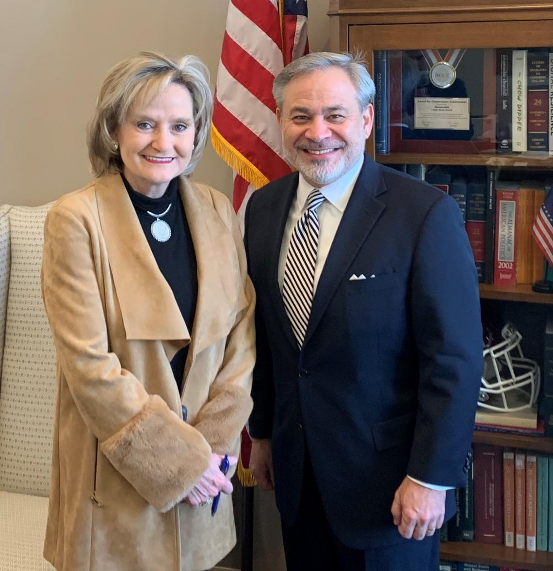 Senator Hyde-Smith meets with Dan Brouillette, Deputy Secretary for the U.S. Department of Energy (Nov. 13, 2019)