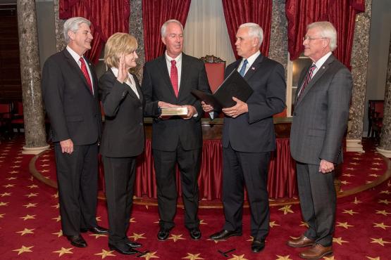 Ceremonial Swearing In, Old Senate Chamber