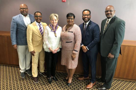 Senator Hyde-Smith visits Alcorn State University, a Historically Black Land-Grant University, to receive briefings and a tour from President Felecia M. Nave, Ph.D., and other school officials. (Aug. 11, 2022)