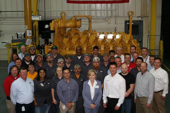 Senator Hyde-Smith tours the Caterpillar remanufacturing center at Corinth and commends workers there
